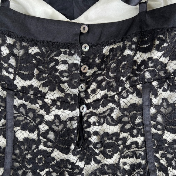 Rebecca Taylor Black Lace Camisole Tank Top Size 8 - Picture 3 of 16